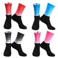 Chaussettes de cyclisme en silicone sans couture chaussettes de course chaussettes de vélo de