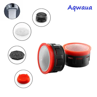 Aqwaua-Aérateur à économie d'eau 4L/Minute Bec de 24mm/22mm Moteur Accessoires de Filtre Partie