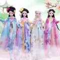 Robe de prairie chinoise aux yeux mobiles Joendoc3D belle fille dégradée poupées princesse avec