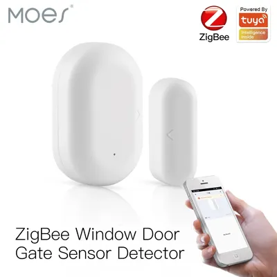 Tuya ZigBee – détecteur d'ouverture de porte/fenêtre intelligent système d'alarme de sécurité pour