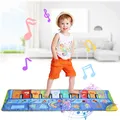 Tapis d'instruments musicaux multifonctions 8 Types clavier Piano tapis de jeu pour bébé jouets