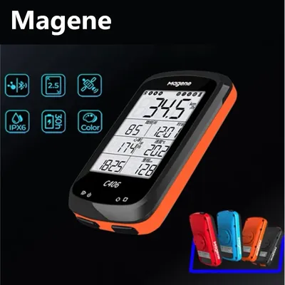 Magene-Ordinateur de vélo GPS C406 compteur de vitesse sans fil compatible avec ANT + Bluetooth