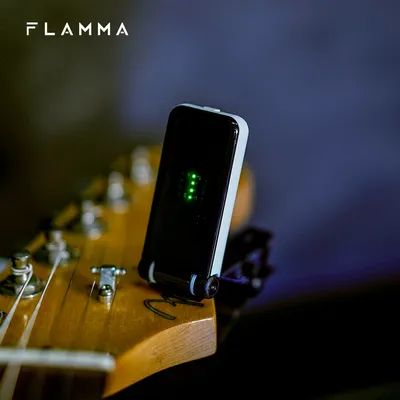 FLAMMA FT01-JETuner à clipser résistant à 360 rotatif pour basse électrique et acoustique