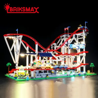 BriksMax – Kit d'éclairage Led pour montagnes russes 10261