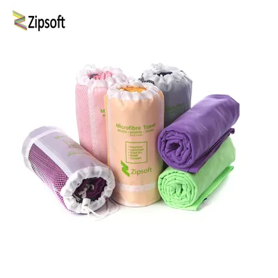 Zipsoft-Serviette de plage en tissu microcarence à séchage rapide accessoire de sport voyage