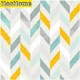 HaoHome – papier peint autocollant à chevrons multicolores 3m papier peint autocollant précollé