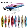 ALLBLUE Lucky Jack Slow Metal Jig 28G 40G appâts artificiels de pêche au large leurre de pêche au