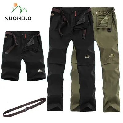 NUONKEO – pantalon de randonnée à séchage rapide pour homme vêtement d'extérieur short de sport