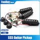 Faisceau de câblage de micro de guitare électrique commutateur à 5 voies pré-câblé 2T1V SSS Pickup