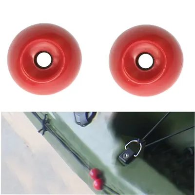 Boule rouge d'extrémité de corde de Kayak accessoire de système de contrôle de queue de gouvernail