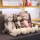 Jouets en peluche chats Kawaii pour enfants animaux en peluche mignons poupées moelleuses jouets