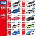 Jouets modèles en métal Tokyo ara Tomy Tomica Toyota Series Cars 86 C-HR Crown FJ Land Cruiser