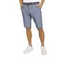 TOM TAILOR Herren Strukturierte Josh Chino Shorts mit Gürtel 1025034, 11289 - Light Blue Minimal Indigo, 29