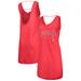 Women's G-III 4Her by Carl Banks Heathered Red Los Angeles Angels Swim Cover-Up Dress