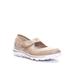 Wide Width Women's Onalee Sneakers by Propet in Beige (Size 9 1/2 W)