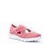 Wide Width Women's Travelactiv Avid Sneakers by Propet in Pink Red (Size 12 W)