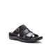 Wide Width Women's Gertie Sandals by Propet in Black (Size 6 1/2 W)