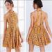 Urban Outfitters Dresses | Kimchi Blue Mustard Backless Dress | Color: Gold/Purple | Size: M