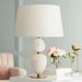 Arteriors Home Aubrey 26 1/2" Opal Crystal and Snow Marble Table Lamp