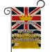 Breeze Decor British Columbia of the World Canada Provinces Impressions Decorative Vertical 2-Sided 1'5 x 1 ft. Garden Flag | Wayfair
