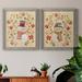 The Holiday Aisle® Holly Days Snowman - 2 Piece Painting Print Set Canvas, Solid Wood in Green/Red | 17 H x 20 W in | Wayfair