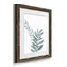 Gracie Oaks Blue Botanical Wash II - Picture Frame Painting Print on Paper in Gray/Green/White | 20 H x 17 W in | Wayfair