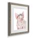 Harper Orchard Flower Crown Pig - Picture Frame Painting Print on Paper in Pink | 20 H x 17 W x 1.5 D in | Wayfair 4E455B3EC7FF4DA8ADA8F747E75D5CAE