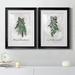 The Holiday Aisle® Sprig of Christmas Time - 2 Piece Painting Print Set Paper, Solid Wood in Gray | 24.5 H x 37 W x 1.5 D in | Wayfair