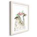 Harper Orchard Flower Crown Sheep - Picture Frame Painting Print on Paper in Green/Pink/White | 44 H x 31 W x 1 D in | Wayfair