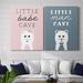 Isabelle & Max™ Little Babe Cave - 2 Piece Graphic Art Set Canvas, Solid Wood in Black/Blue/Green | 1.5 D in | Wayfair