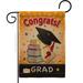 The Holiday Aisle® Laren Congrats Grad Special Occasion School & Education Impressions 2-Sided 18.5 x 13 in. Garden Flag | 18.5 H x 13 W in | Wayfair