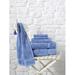 Eider & Ivory™ Lovette 6 Piece Turkish Cotton Towel Set Terry Cloth/Turkish Cotton in Gray/Blue | 27 W in | Wayfair