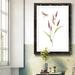 August Grove® Wildflower Botanical IV - Picture Frame Painting Print on Paper in Green/Indigo | 37.5 H x 27.5 W x 1.5 D in | Wayfair