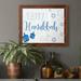 The Holiday Aisle® Happy Hanukkah - Graphic Art Print on Canvas Canvas, Wood in Blue/White | 24 H x 18 W x 1.5 D in | Wayfair