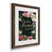 Winston Porter Faith Family Love - Picture Frame Textual Art Print on Paper in Green/Red/Yellow | 24 H x 18 W x 1.5 D in | Wayfair