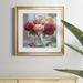 Winston Porter Rose Society - Picture Frame Painting Print on Canvas Canvas, Solid Wood in Gray/Green/Pink | 30.5 H x 30.5 W x 1.5 D in | Wayfair