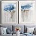 Mercury Row® Windy Cliff I - 2 Piece Painting Print Set Paper, Solid Wood in Blue/Gray/White | 44" H x 31" W x 1" D | Wayfair