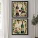 Astoria Grand Vino Di Toscana - 2 Piece Picture Frame Painting Print Canvas, Solid Wood in Green/Indigo | 30.5 H x 61 W x 1.5 D in | Wayfair