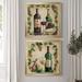 Astoria Grand Vino Di Toscana - 2 Piece Picture Frame Painting Print Canvas, Solid Wood in Green/Indigo | 34.5 H x 69 W x 1.5 D in | Wayfair