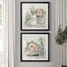 Red Barrel Studio® Shiplap Flower Market - 2 Piece Painting Print Set on Canvas Canvas, in Blue/Gray/Pink | 30.5 H x 61 W x 1.5 D in | Wayfair