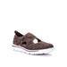 Wide Width Women's Travelactiv Avid Sneakers by Propet in Brown Beige (Size 9 1/2 W)