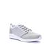 Wide Width Women's Travelbound Tracer Sneakers by Propet in Lt Grey (Size 12 W)
