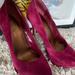Jessica Simpson Shoes | Jessica Simpson Suede Platform Pumps | Color: Pink/Purple | Size: 10