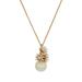 Kate Spade Jewelry | Kate Spade Gold Loves Me Not Pearl Flower Necklace | Color: Cream/Gold | Size: Os