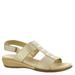 Easy Spirit Hazel - Womens 6.5 Gold Sandal Medium