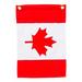 Trinx App Gar 2-Sided Canada Flag, Nylon in Red | 18 H x 12.5 W in | Wayfair 59A83CCE1A544C12B936A2284361333E