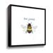 Gracie Oaks Bee Harmony VI White - Painting Print on Canvas in Green/White/Yellow | 10 H x 10 W x 2 D in | Wayfair AE1681E7C1484574876BA49D58EE9759