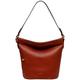 RADLEY LONDON Dove Road Bucket Brown Shoulder Bag Zip Top Leather Handbag