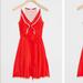 Anthropologie Dresses | Anthropologie Misty Silk Mini Dress | Color: Red | Size: 12