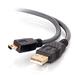 C2G USB Kabel, Mini USB Kabel, USB 2.0 Kabel, USB A auf B Kabel, 16.4ft (5 Meter), Schwarz, Cables to Go 29653